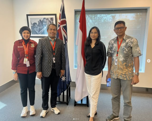 Audiensi Public Diplomacy Officer Embassy of Australia