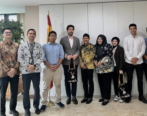 Audiensi Public Diplomacy Officer Embassy of Spanyol