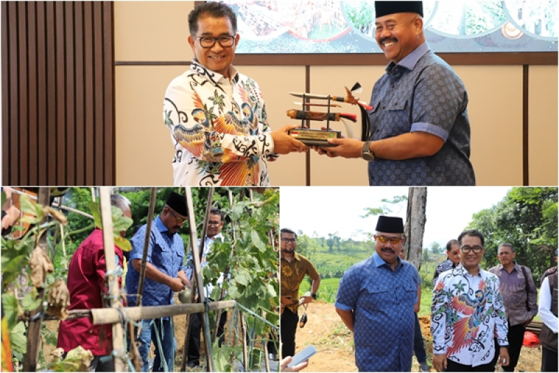 Pj. Gubernur Kalimantan Timur pada acara Eksekutif Meeting dengan Pemerintah Kabupaten Kutai Kartanegara