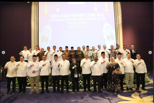 Rapat Dewan Pengurus APKASI dan Buka Puasa Bersama yg diselenggarakan di Hotel Raffles Jakarta. Kamis (5/3/2026)