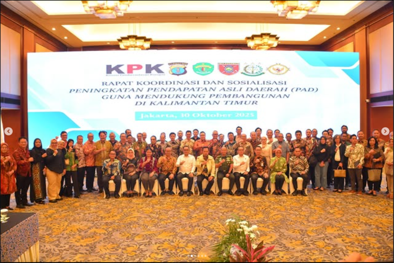 Rapat Sinkronisasi dan Sosialisasi Peningkatan Pendapatan Asli Daerah (PAD) Guna Mendukung Pembangunan di Kalimantan Timur